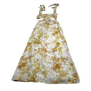 Sofia the Label Mimi Cutout Dress in Floral
